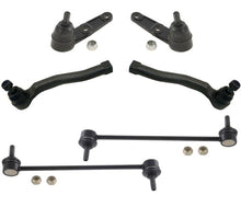 for 04-11 Chevrolet Aveo Aveo5 Lower Ball Joints Outer Tie Rods Sway Bar 6pc