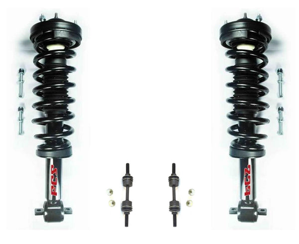 Coil Spring Struts For REAR WHEEL DRIVE ONLY 2014 Ford F150 Standard Cab 4pc
