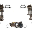 Front Lower Rear Catalytic Converters for Honda Accord 03-07 Pilot 2005-2008 V6