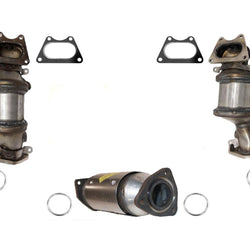 Front Lower Rear Catalytic Converters for Honda Accord 03-07 Pilot 2005-2008 V6