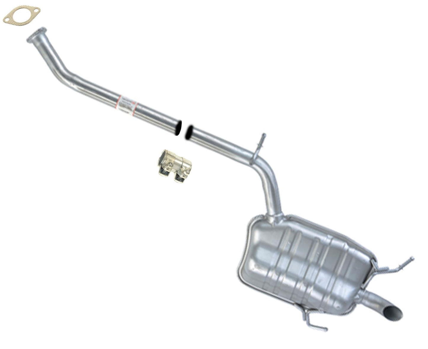 Rear Muffler Assembly W Gaskets For 2007-2008 2.7L KIA Ronda REF 28700-1D350