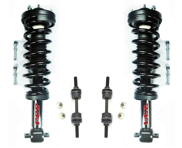 Coil Spring Struts For REAR WHEEL DRIVE ONLY 2014 Ford F150 Extended Cab 4pc