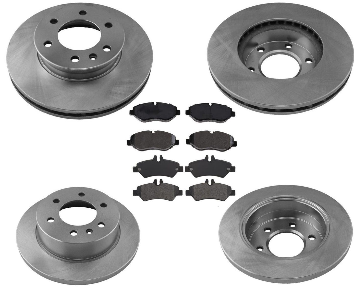 Para Freightliner Sprinter 2500 2013-2016 pastillas de freno de disco delantero y trasero, 6 piezas