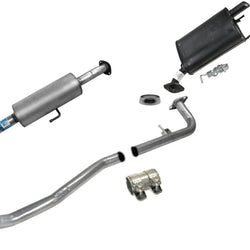 Exhaust Resonator W/ Extension Pipe & Muffler For Toyota Camry 2.5L 2012-2017