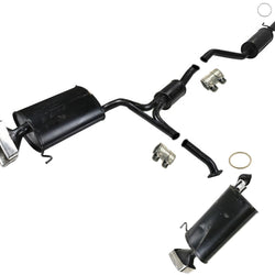 Dual Mufflers Exhaust System Fits Front Wheel Drive 2012-2014 Acura 3.5L TL