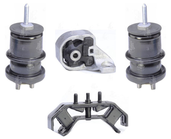 Engine & Automatic Transmission Engine Mounts For 15-19 Subaru Outback 3.6L 4 Pc