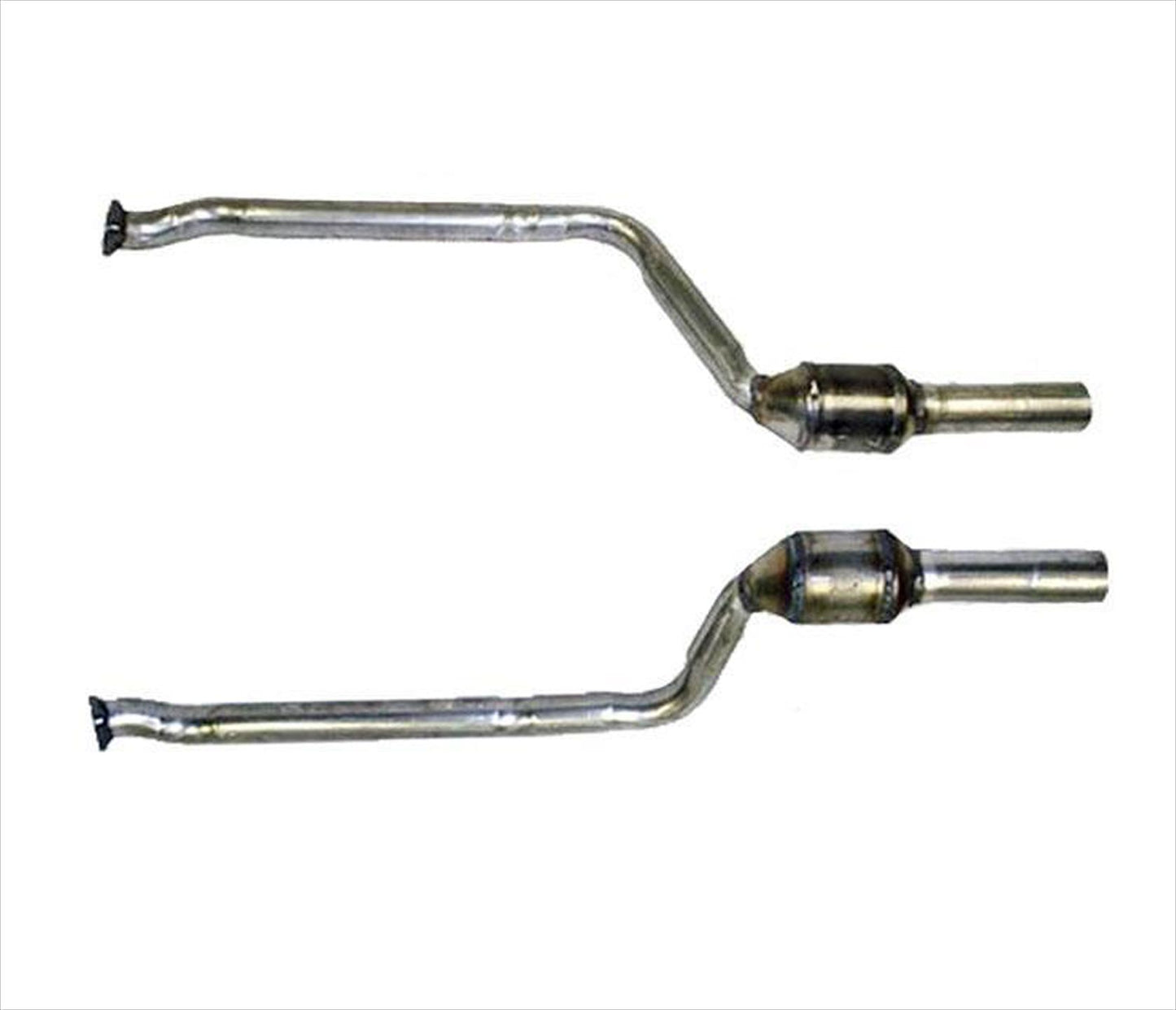 For 07-12 BMW 328i Left & Right Under Car Engine Pipe With Catalytic Converter