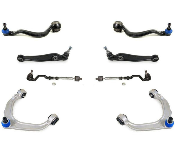 Fits For 07-13 X5 08-14 X6 L & R Lower Forward Control Arms Ball Joints Tie Rods