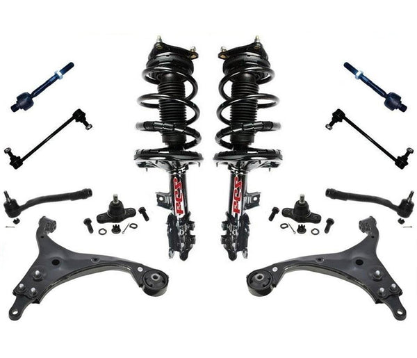 Kit de suspensión delantera y chasis de 12 piezas para Hyundai Elantra 2.0L 2009-2010