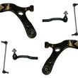 Fits For 11-16 CT200H 10-15 Prius L & R Lower Control Arms Sway Bar Tie Rods 8Pc