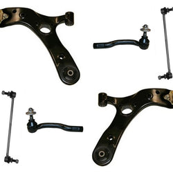 Fits For 11-16 CT200H 10-15 Prius L & R Lower Control Arms Sway Bar Tie Rods 8Pc