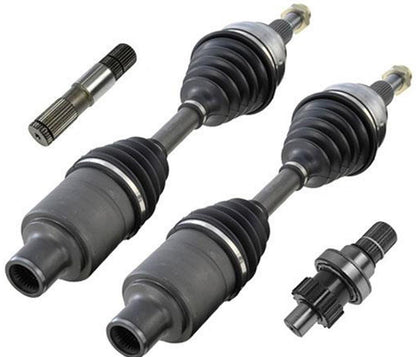 Front CV Axles & Intermediate Shafts Fits 06-11 Dodge Ram 1500 4 Wheel Drive