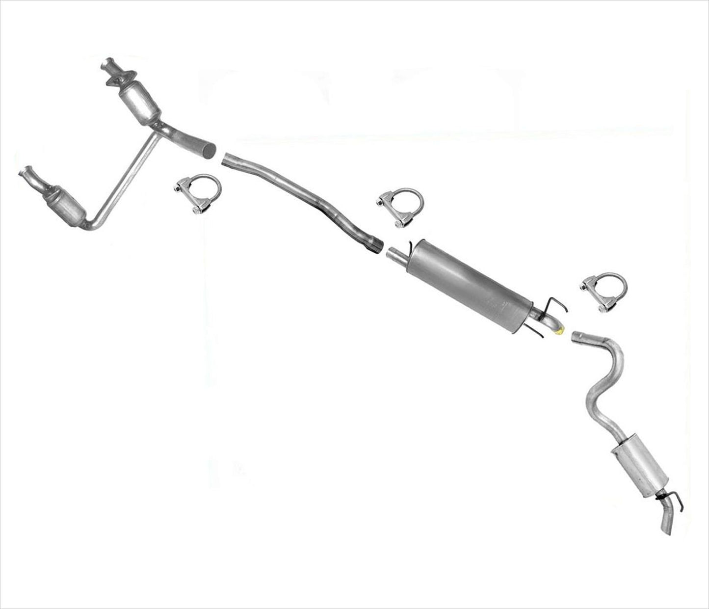 Fits 05-06 Durango 3.7L 4.7L Engine Y Pipe & Catalytic Converter Exhaust System