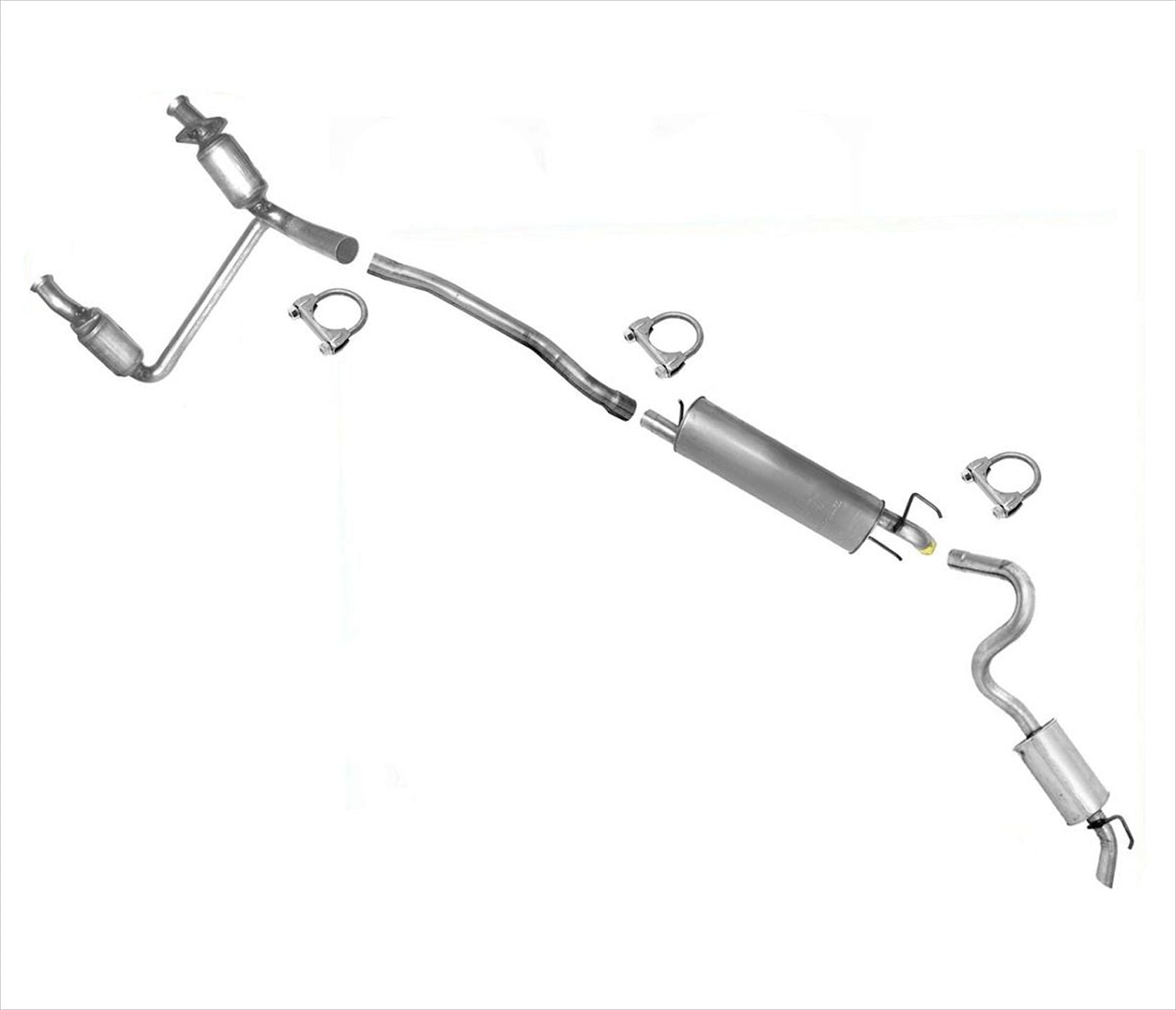 Fits 05-06 Durango 3.7L 4.7L Engine Y Pipe & Catalytic Converter Exhaust System