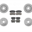 Fits For 05-17 Chrys 300 REAR WHEEL DRIVE 2.7L 3.5L 3.6L 320MM Frt Brake Pads 6P