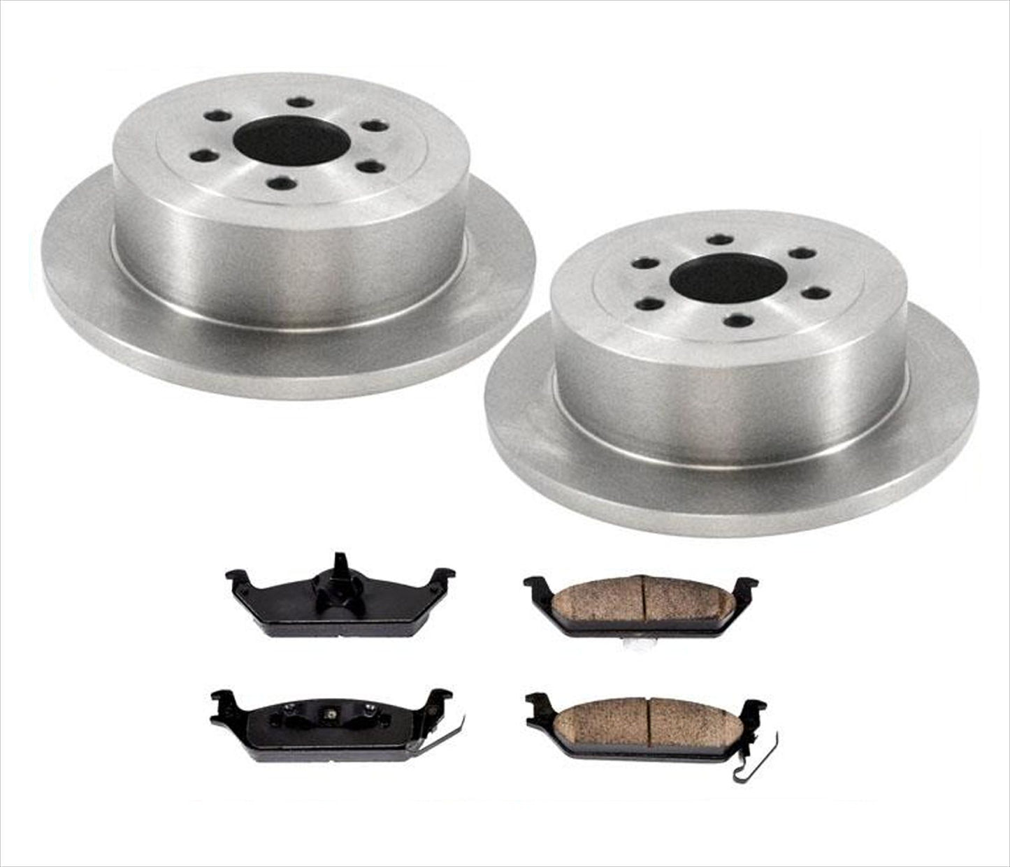 Para Dodge Dakota 03-04 solo modelos W frenos traseros de disco rotores y pastillas de freno