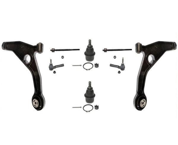 Para brazo de control bajo Dodge Journey 09-2015 con rótulas, varillas de amarre, 10 piezas