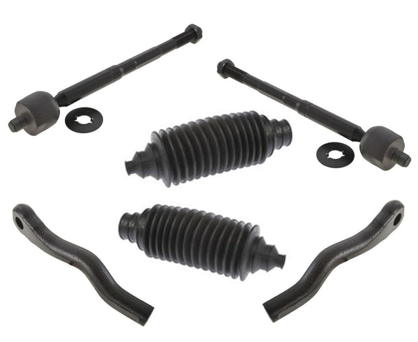 Fits 2007-2011 Lexus GS350 Rear Wheel Drive Steering Tie Rod End 6Pc