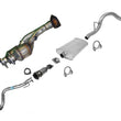 Fits 2001 Jeep Cherokee 4.0 Frt & Rr Catalytic Converters Muffler Exhaust System