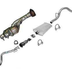 Fits 2001 Jeep Cherokee 4.0 Frt & Rr Catalytic Converters Muffler Exhaust System