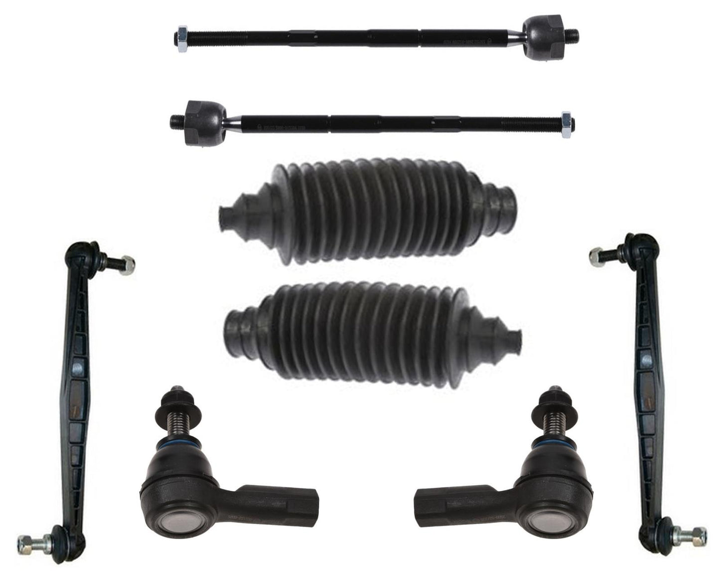 Se adapta a los enlaces de barra estabilizadora del extremo de la barra de dirección de Chevrolet Sonic 12-19, 8 piezas