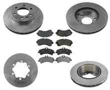 Rotores y pastillas de freno de disco para rueda trasera doble Sprinter 3500 DRW 2007-2016 únicamente
