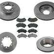 Rotores y pastillas de freno de disco para rueda trasera doble Sprinter 3500 DRW 2007-2016 únicamente