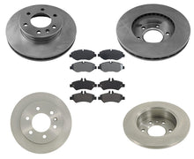 Rotores de freno de disco y pastillas de freno de cerámica para Sprinter 2500 2007-2016, kit de 6 piezas