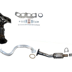 Front & Rear Converters & Front Pipe For Toyota Rav4 2.5L 2009 2010 2011 2012