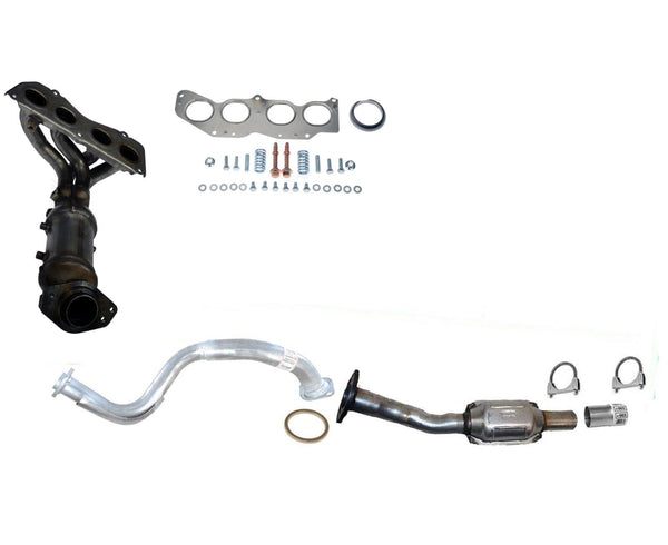 Front & Rear Converters & Front Pipe For Toyota Rav4 2.5L 2009 2010 2011 2012
