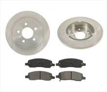 Rotores de disco de freno trasero de 5 pernos y pastillas de cerámica para Buick Lucerne 2006-2011