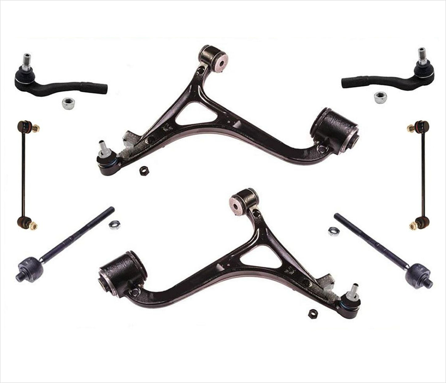 Enlaces de barra estabilizadora de varillas de amarre de brazos de control inferiores para Mercedes Benz C240 ​​4Matic 03-05