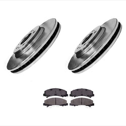 Front Brake Rotor & Front Ceramic Brake Pads for Buick Lucerne 2006-2011