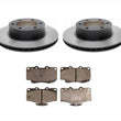 Fits For 1996-2002 Toyota 4 Runner 12.5 Inch Frt Brake Rotors & Ceramic Pads