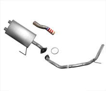 Weld On Dual Inlet Muffler and Tail Pipe Fits 2007-2015 Nissan Titan 5.6L