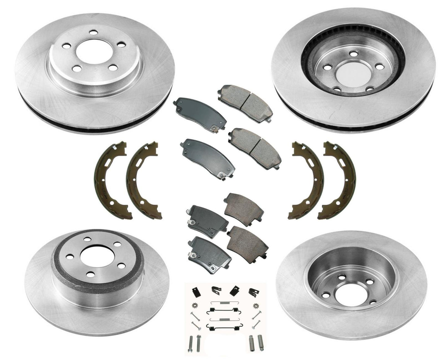 Fits 2018-2020 3.6L Rear Wheel Drive Only Chrysler 300 Disc Brake Rotors Pads 8p