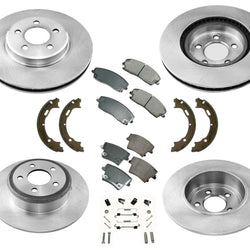 Fits 2018-2020 3.6L Rear Wheel Drive Only Chrysler 300 Disc Brake Rotors Pads 8p
