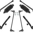 Front Sway Bar Links With Inn & Outer Tie Rods Boots For 09-14 Murano 8pc