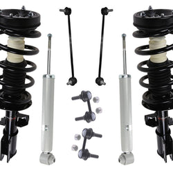 Puntales delanteros completos, amortiguadores traseros y eslabones de barra estabilizadora para BMW X5 00-06