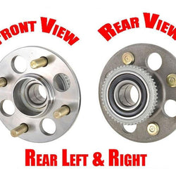 Rear L & R Wheel Bearing Hub Assembly For Civic Integra W/ 4 Wheel ABS & RR DISC