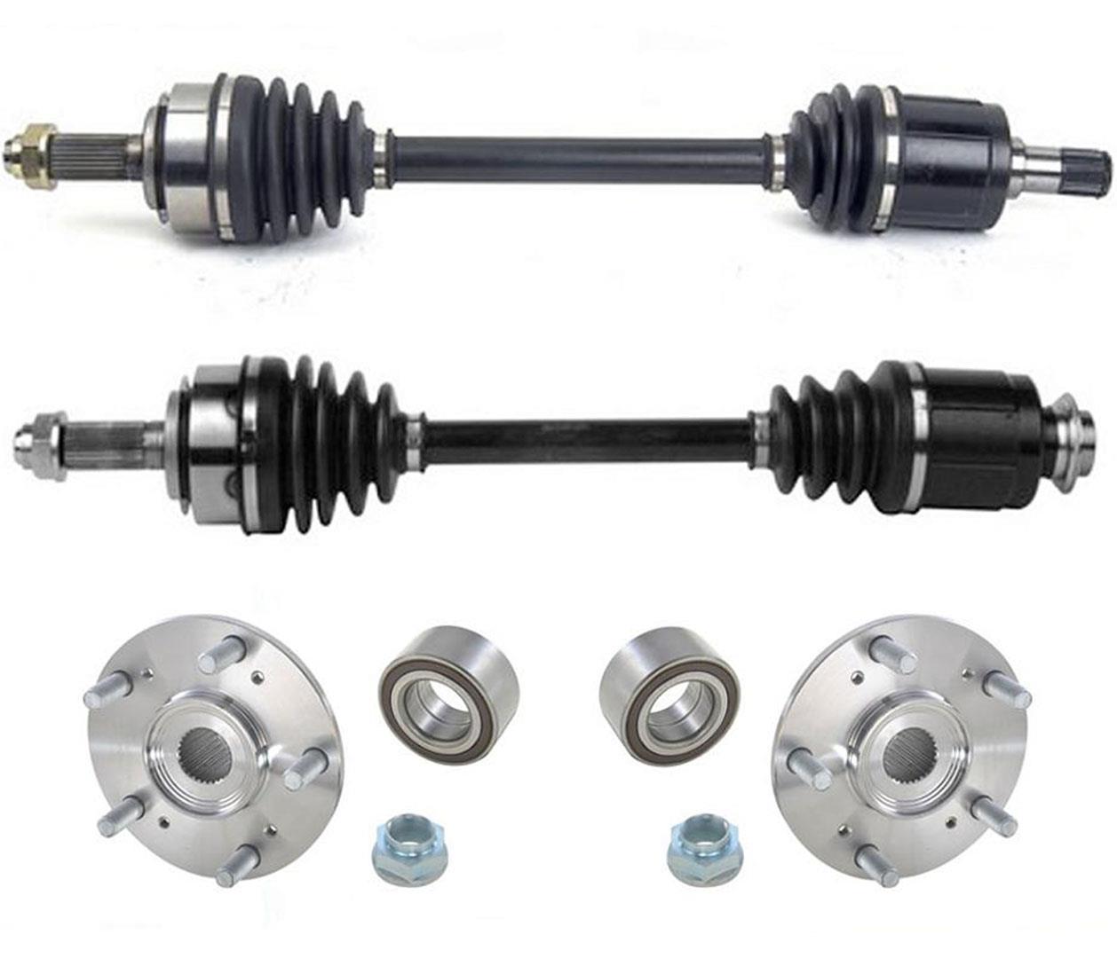 Kit de ejes CV delanteros y cubo de rueda para transmisión automática Acura TL 3.2L 04-06
