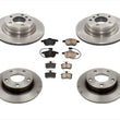 Fits 1997 1998 Audi A8 & A8 Quattro Front & Rear Brake Rotors Pads