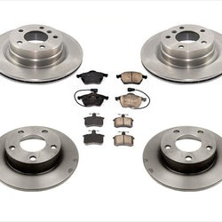 Fits 1997 1998 Audi A8 & A8 Quattro Front & Rear Brake Rotors Pads