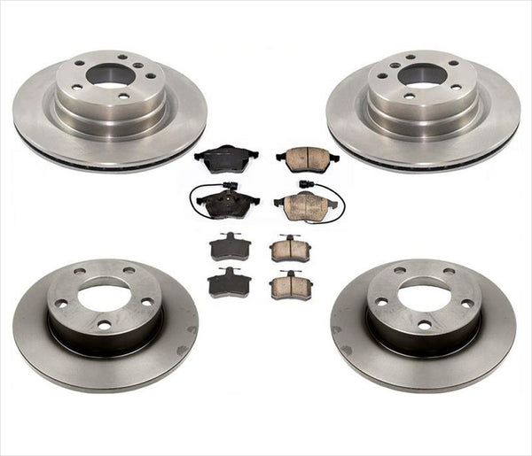 Fits 1997 1998 Audi A8 & A8 Quattro Front & Rear Brake Rotors Pads