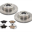for Front Disc Brake Rotors Brake Pads Sensors Audi A8 & A8 Quattro 1997 1998