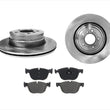 (2) Rear 320MM 12 5/8 Disc Brake Rotors & Ceramic Pads for BMW X5 3.0L 07-16