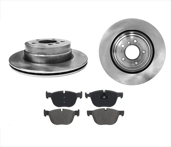 (2) Rear 320MM 12 5/8 Disc Brake Rotors & Ceramic Pads for BMW X5 3.0L 07-16