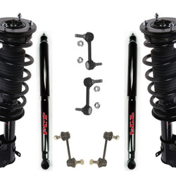 Fits 07-08 Ford Edge Front Quick Coil Spring Strut Assembly & Rear Shocks 8pc