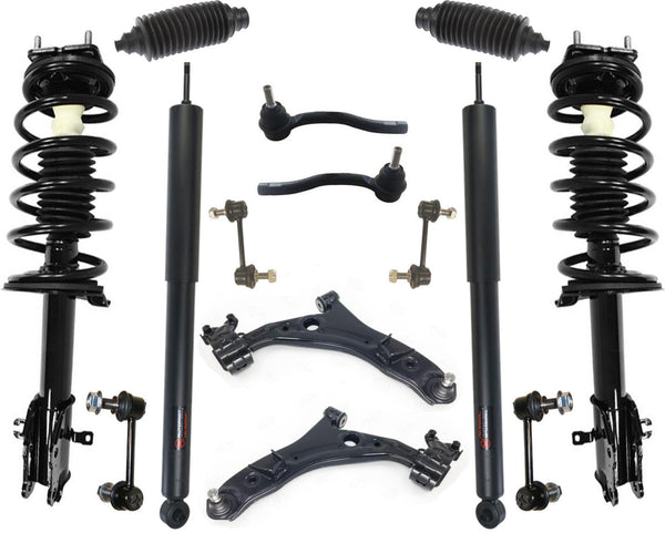 Puntales delanteros, amortiguadores traseros, brazos de control, varillas de amarre y enlaces para Mazda CX-9 2007-2015