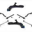 Se adapta a 06-18 Toyota Rav4 brazos de control delanteros rótulas varillas de amarre barra estabilizadora 8 piezas